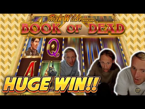 HUGE WIN! BOOK OF DEAD BIG WIN –  Casino Slots from Casinodaddy LIVE STREAM