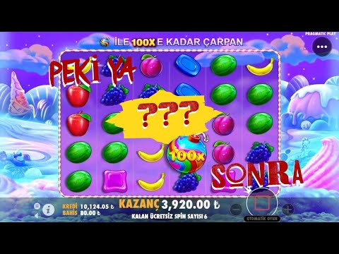 SWEET BONANZA | 100X GELDİ OLANLAR OLDU ! | #Slot #Casino #Pragmaticplay #Bigwin #Sweetbonanza #100X