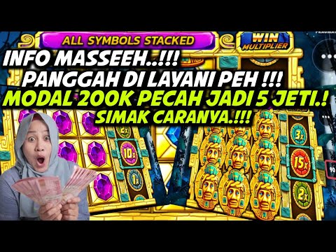 SLOT GACOR HARI INI || TRIK DAN POLA MODAL RECEH DI AZTEC GEMS || PRAGMATIC PLAY