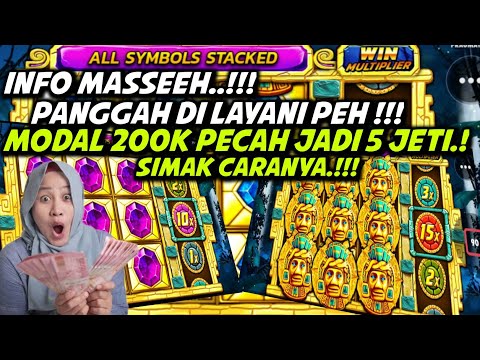 SLOT GACOR HARI INI || TRIK DAN POLA MODAL RECEH DI AZTEC GEMS || PRAGMATIC PLAY