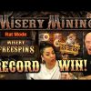 MASSIVE BIG WIN ON NEW MISERY MINING SLOT 😱 (RECORD WIN)