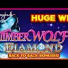 Timber Wolf Diamond Slot – HUGE WIN BONUS!