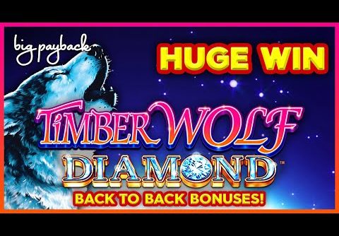 Timber Wolf Diamond Slot – HUGE WIN BONUS!