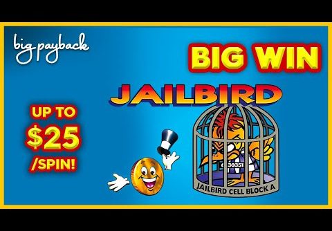 UP TO $25/SPIN! Mr. Cashman Jailbird Slot – BIG WIN SESSION!