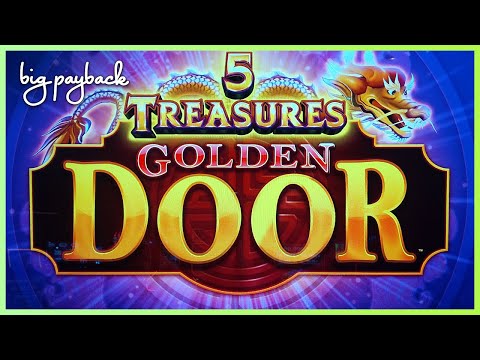 5 Treasures Golden Door Slot – HUGE WIN SESSION!