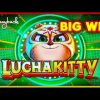 UNEXPECTED GLORY! Lucha Kitty Slot – HUGE WIN!