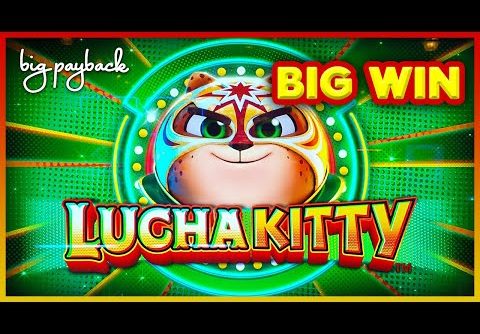 UNEXPECTED GLORY! Lucha Kitty Slot – HUGE WIN!