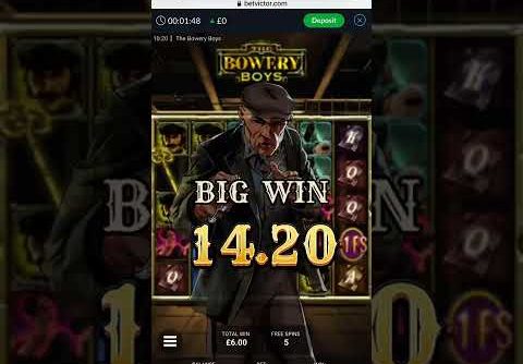 The Bowery Boys (New Game) Slot Bonus….. Super Mega Win