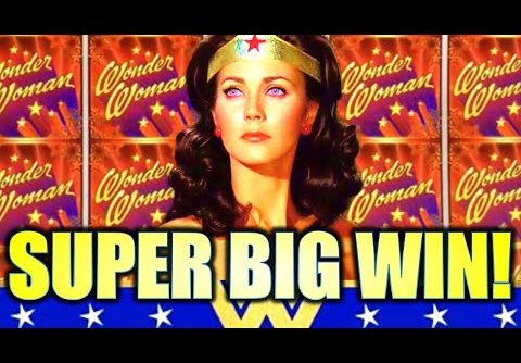 SHE MAGICALLY APPEARED!! 😍 SUPER BIG WIN!! $5.00 MAX BET! WONDER WOMAN WILD Slot Machine (SG)