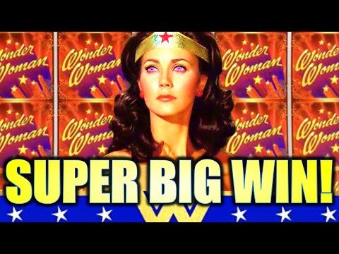 SHE MAGICALLY APPEARED!! 😍 SUPER BIG WIN!! $5.00 MAX BET! WONDER WOMAN WILD Slot Machine (SG)