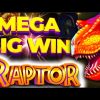 RAPTOR DOUBLE MAX 🦖 SLOT MAX SPINS 🔥 MEGA BIG WINS AND HUGE MULTIPLIERS OMG‼️