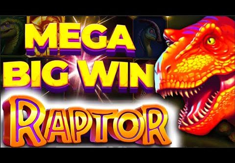 RAPTOR DOUBLE MAX 🦖 SLOT MAX SPINS 🔥 MEGA BIG WINS AND HUGE MULTIPLIERS OMG‼️