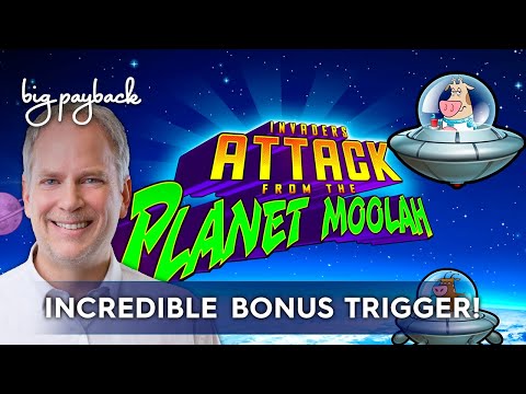 Invaders Attack from the Planet Moolah Slot – BIG WIN BONUS!