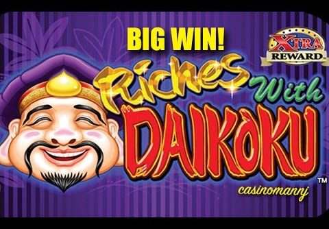 BIG WIN! – RICHES WITH DAIKOKU SLOT – MAX BET! – Slot Machine Bonus