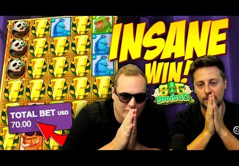 MEGA HIGH STAKES INSANE WIN ON BIG BAMBOO SLOT! 🔥