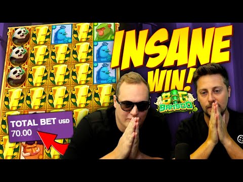 MEGA HIGH STAKES INSANE WIN ON BIG BAMBOO SLOT! 🔥