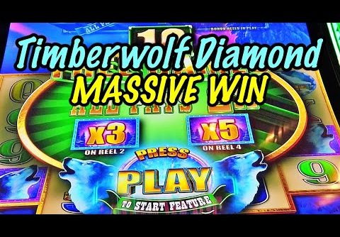 MASSIVE WIN on Timberwolf Diamond + Big Wins on Madonna Express Yourself Slot max bet