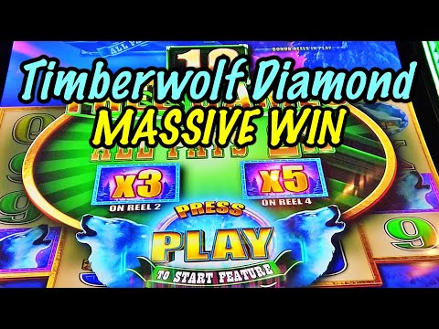 MASSIVE WIN on Timberwolf Diamond + Big Wins on Madonna Express Yourself Slot max bet