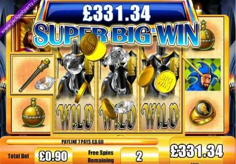 £470.70 MEGA BIG WIN (523X STAKE) ON BLACK KNIGHT™ ONLINE SLOT AT JACKPOT PARTY®