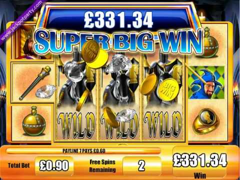 £470.70 MEGA BIG WIN (523X STAKE) ON BLACK KNIGHT™ ONLINE SLOT AT JACKPOT PARTY®