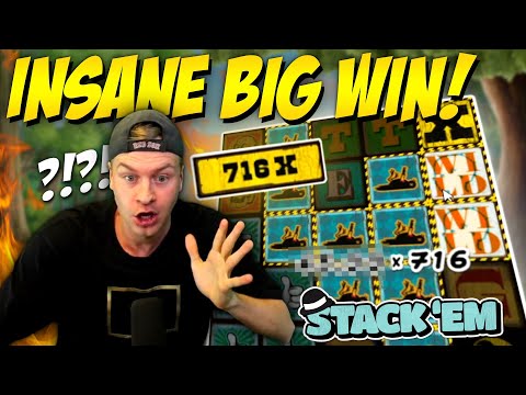 BIGGEST MULTIPLIER EVER? 😲 Huge Win on Stack ‘Em Slot!