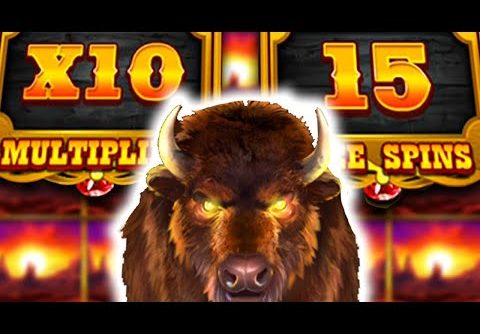 BUFFALO RISING MEGAWAYS 🔥 SLOT BIG WIN BONUS BUYS 😱 MAX SPINS MAX MULTIPLIER‼️