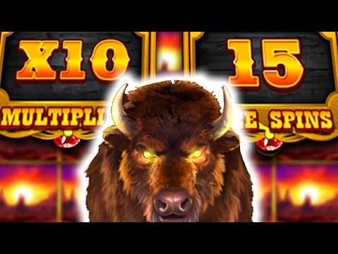 BUFFALO RISING MEGAWAYS 🔥 SLOT BIG WIN BONUS BUYS 😱 MAX SPINS MAX MULTIPLIER‼️