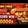 FIRE IN THE HOLE xBomb RECORD WIN 60000x – €12000 GOES ON THE BALANCE!