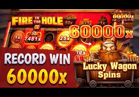 FIRE IN THE HOLE xBomb RECORD WIN 60000x – €12000 GOES ON THE BALANCE!