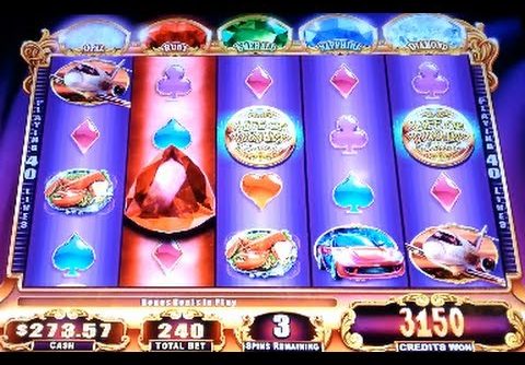 MAX BET! Life of Luxury Big Win Bonus Free Spins WMS Slot Machine