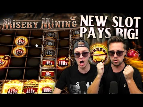 MEGA BIG WINS on NEW Misery Mining Slot! (Highlights)