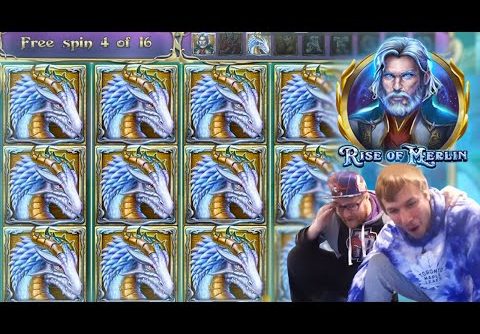 WORLD RECORD RISE OF MERLIN SLOT BONUS WIN?