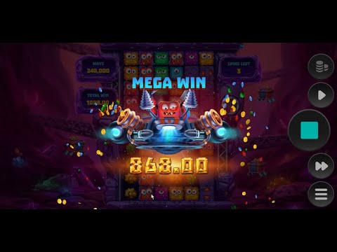 Space Miners Slot RTP 96.47% (Relax Gaming)- Mega Win and Free Spins Features