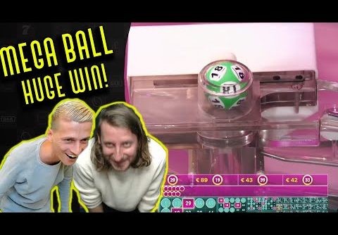 MEGA BALL PAID OUT A HUGE WIN!!