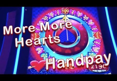 More More Hearts Slot HANDPAY + Rare Big Win on Wheel Bonus