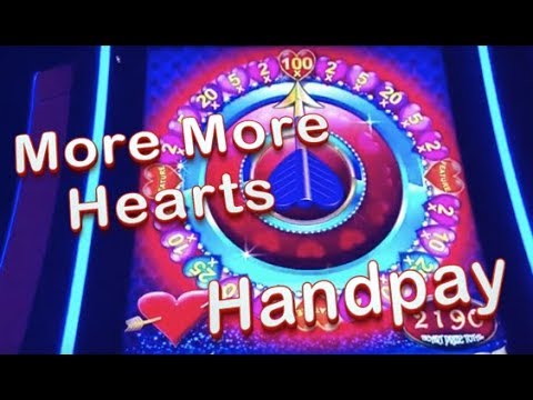 More More Hearts Slot HANDPAY + Rare Big Win on Wheel Bonus