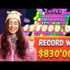 CUBES RECORD WIN $830’000 – ALMOST A MILLION DOLLARS WINNING!