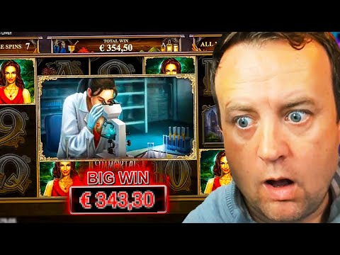 BIG WIN on Immortal Romance Slot!