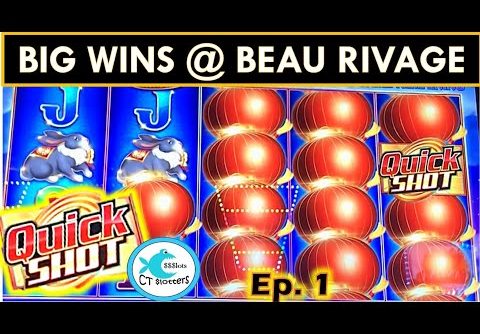 UNEXPECTED SUPER BIG WIN! BEAU RIVAGE CASINO TRIP DAY 1! QUICK SHOTS GALORE! QUICK HITS WINNING!