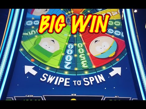 Big Win on South Park + Handpay on Super Reel Em In Slot