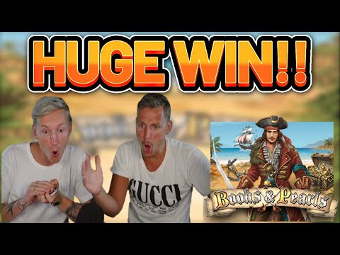 HUGE WIN!! BOOKS AND PEARLS BIG WIN –  Online Slots from Casinodaddy LIVE STREAM