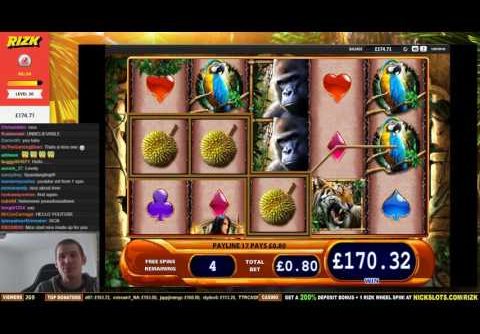 HUGE WIN on Amazon Queen Slot – £0.80 Bet