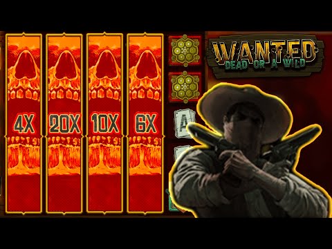 MY BIGGEST WIN ON “WANTED DEAD OR ALIVE” !!! Insane Slot win