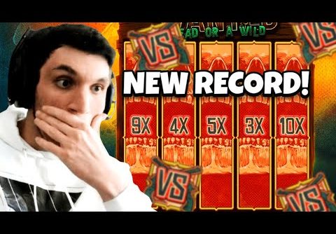 Trainwreckstv $14 MILLION RECORD WIN on WANTED DEAD OR A WILD BONUS! (Biggest Ever!)