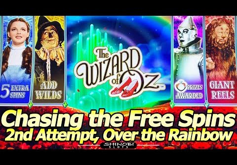 Wizard of Oz Over the Rainbow Slot – Chasing More Free Spins Bonuses with Glinda and Balloon Jackpot