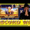 ROSHTEIN RECORD WIN ON GREAT RHINO MEGAWAYS!!