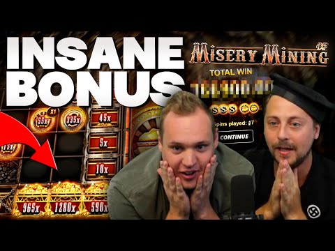 Our BIGGEST WIN on Misery Mining! 😱 (INSANE Super Bonus)