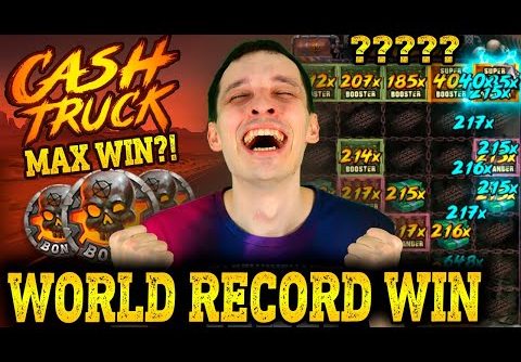 WORLD RECORD WIN 🔥 CASH TRUCK SLOT BONUS BUY!