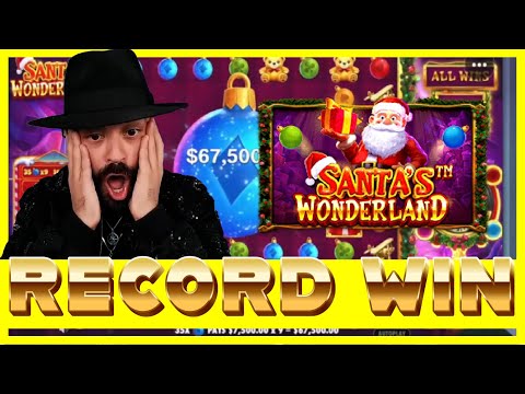 ROSHTEIN MEGA RECORD WIN ON SANTA´S WONDERLAND!!