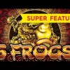 5 Frogs Slot – NICE WIN – SUPER FEATURE BONUS!